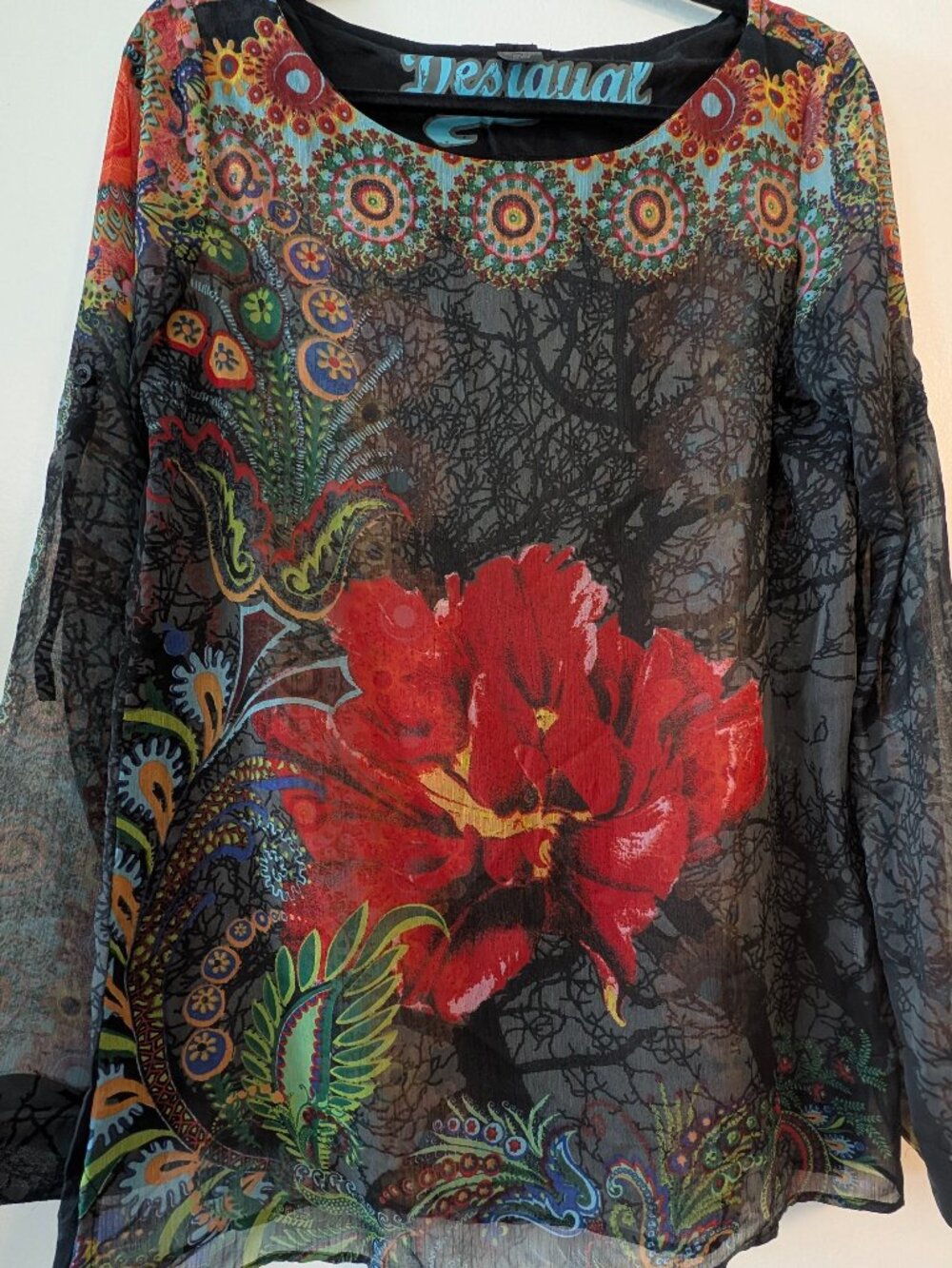 Desigual sheer blouse